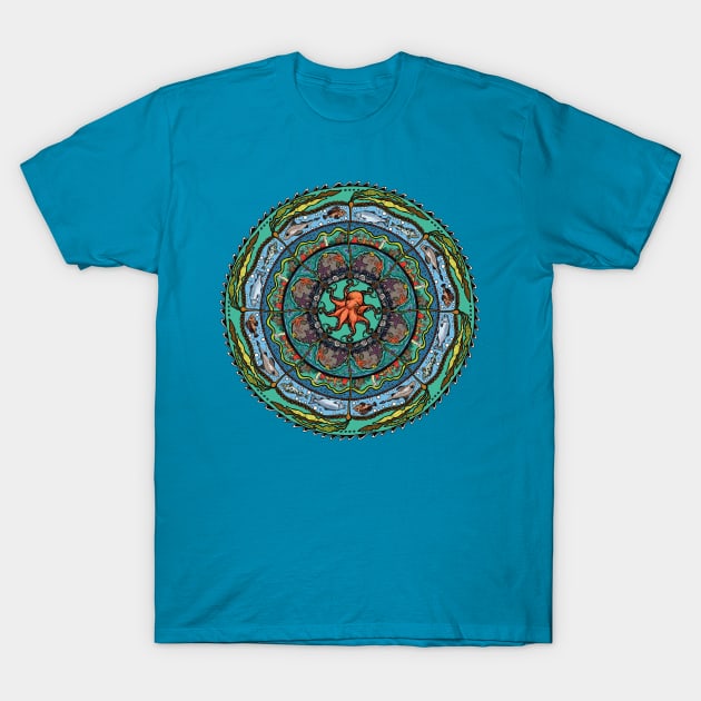 Salish Sea Mandala T-Shirt by mernstw